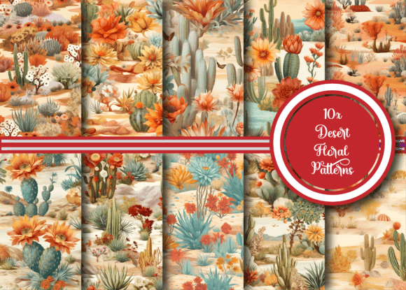Desert Oasis Floral Patterns Collection: A Strategic Design Choice for Modern Creativity