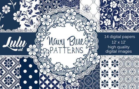 Discover Navy Blue Patterns: A Versatile Design Resource for Creative and Practical Use