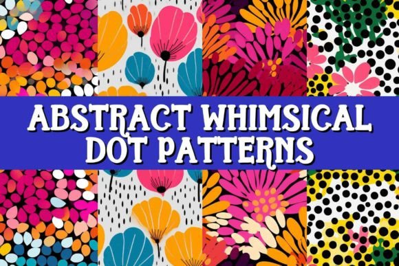 Discover the Magic of Abstract Whimsical Dot Patterns