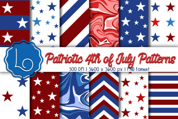 Patriotic 4th of July Patterns: A Creative Resource for Design Enthusiasts