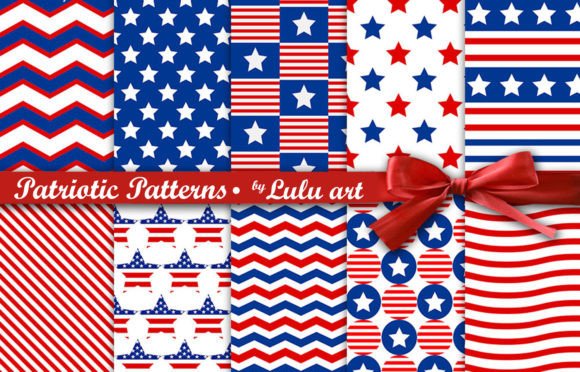 Patriotic Patterns 10 Papers: A Practical Resource for Creative Expression