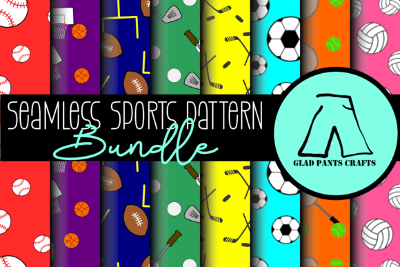 Seamless Sports Patterns Bundle